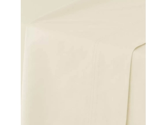 Sábana Enicmera Lisa Manterol Percal 200 Hilos beige