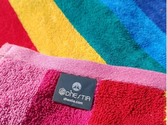 Toalla para piscina de algodón peinado Colorful
