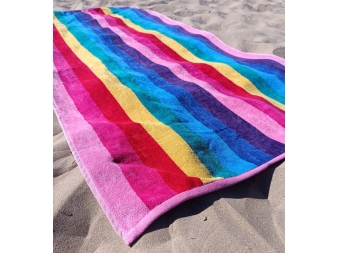Toalla con diseño a rayas Colorful Dhestia Colorful