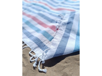Pareo con Flecos para Playa Aghari de Dhestia Home