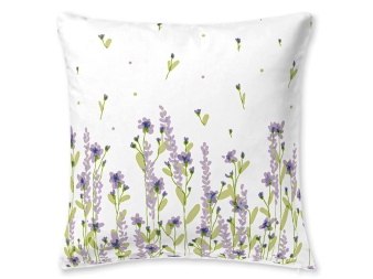 Cojín Estampado Holly malva de Tejidos JVR