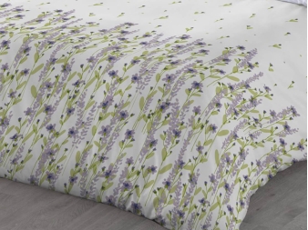 Funda Nórdica Holly malva con estampado floral