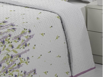 Cubrecamas Holly color malva Tejidos JVR