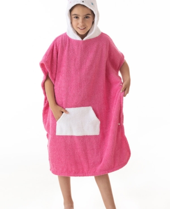 Poncho Infantil Sleep Unicorn Botones y Capucha