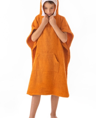 Poncho Infantil Foxy Botones y Capucha