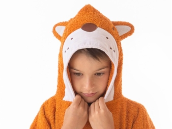 Poncho para Niñas y Niños de Algodón Natural Foxy
