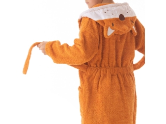 Albornoz Infantil con Cinturón Cosido Foxy Dhestia
