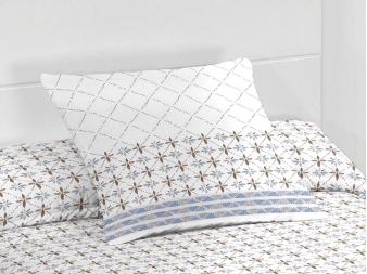 Cojín con diseño estampado Jaipur azul de JVR