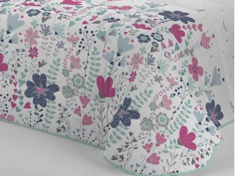 Comforter Floral Juvenil turquesa Greta de JVR