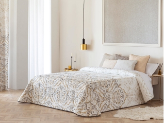 Colcha sin Relleno Confecciones Paula Logroño beige