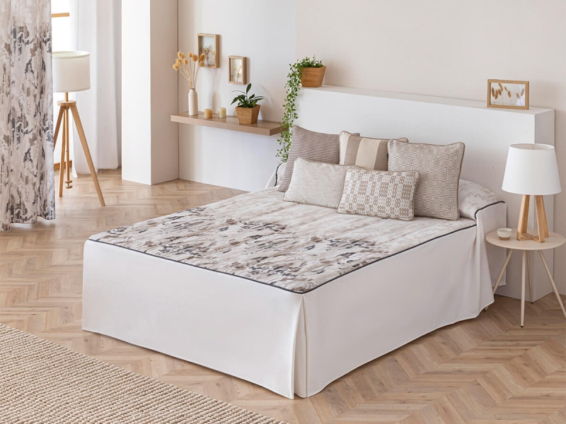 Colcha Edredón Confecciones Paula Aranjuez beige