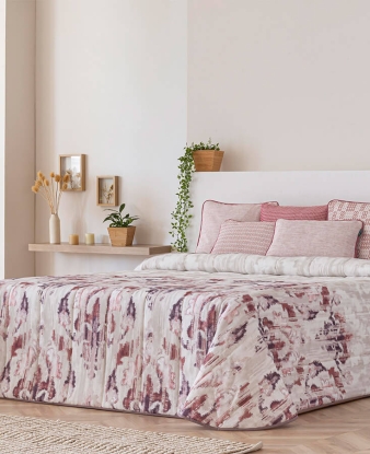 Colcha Invierno Confecciones Paula Aranjuez lila