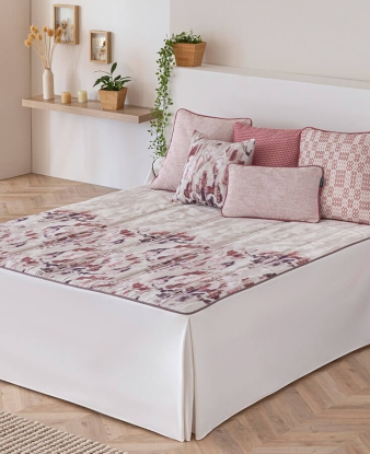 Colcha Verano Confecciones Paula Aranjuez lila