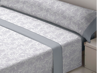 Juego de Cama para Invierno de Franela Varsovia gris