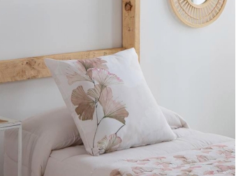 Funda Cojín Algodón JVR Flora rosa