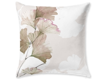 Cojín Flora de Algodón Tejidos JVR rosa
