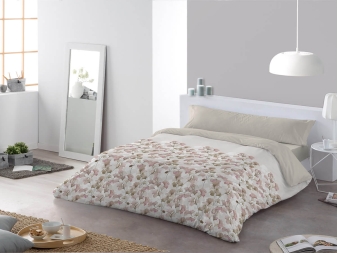 Funda Nórdica Algodón JVR Flora rosa