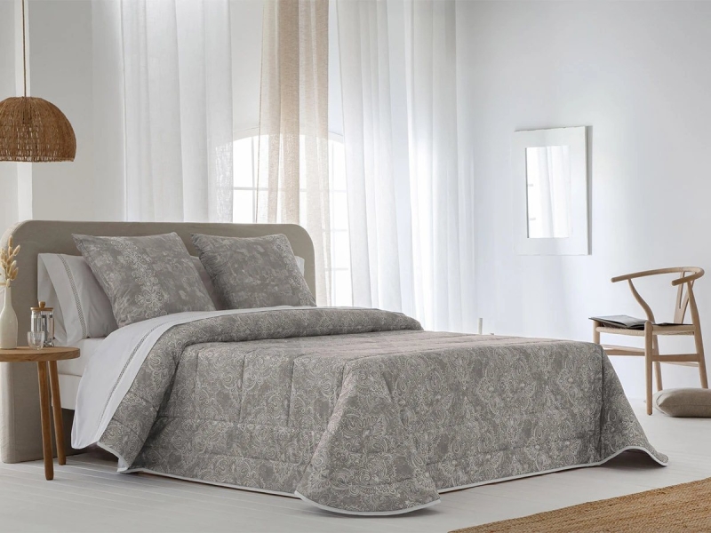 Colcha Boutí Algodón JVR Iris beige