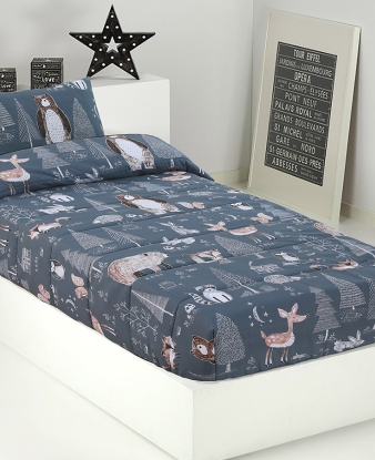 Edredón Ajustable Infantil Forest+ Funda Cojín