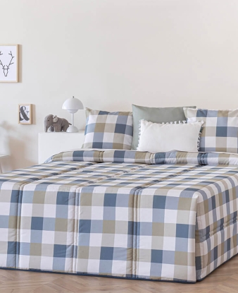 Comforter Juvenil Icon Azul de Confecciones Paula