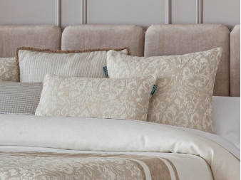 Cojín jacquard Lorca beige