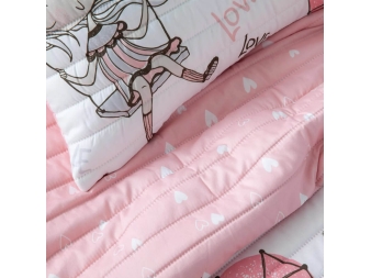 Colcha Reversible Infantil Unicornios Spot Junior 607