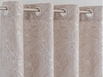 Cortina opaca Alcalá beige de Confecciones Paula