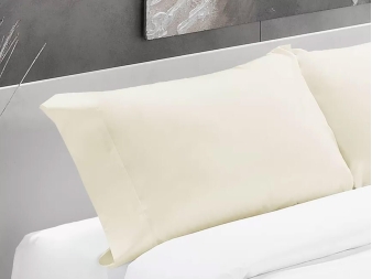 Funda Almohada Lisa Manterol Percal 200 Hilos beige