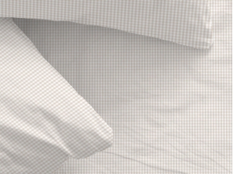 Juego de Cama Completo Vichy Wash de Algodón de Manterol