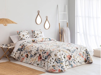 Edredón Velvet Conforter Tudela con diseño floral
