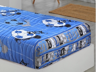Colcha Infantil Ajustable Fútbol Quick