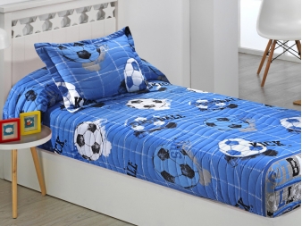 Colcha con Esquinas Elásticas Futbol Quick de Dhestia Home