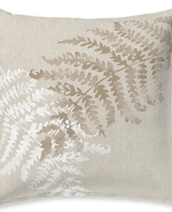 Funda de Cojín Algodón beige de JVR