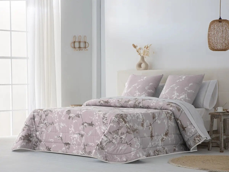 Edredón Invierno Algodón Chloe JVR rosa