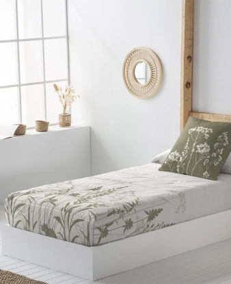Edredón Ajustable Algodón Anna JVR beige