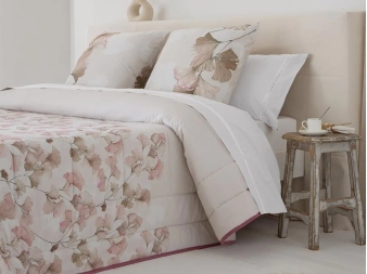 Edredón de Algodón para Invierno Flora rosa de JVR