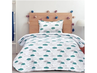 Cubrecamas para niñas y niños Nubes
