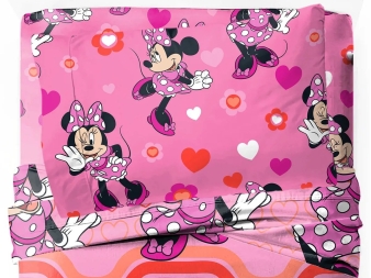 Juego de Sábanas Completo de Minnie Mouse
