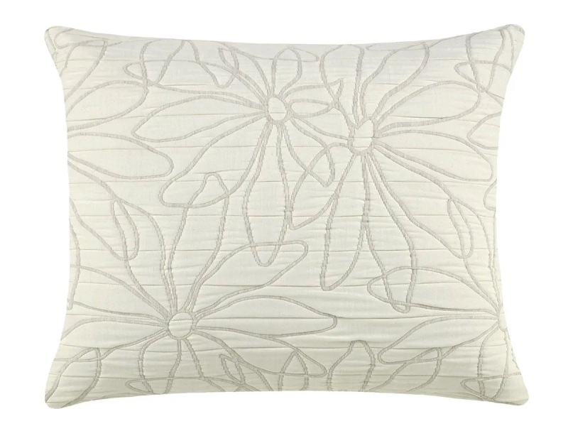 Funda Cojín Jacquard Nenúfar JVR beige