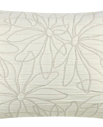Funda Cojín Jacquard Nenúfar JVR beige