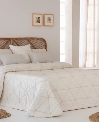 Colcha Reversible Piqué Geox JVR beige