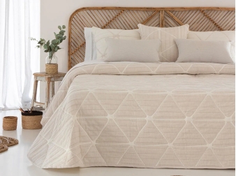 Colcha Jacquard de Entretiempo Geox beige