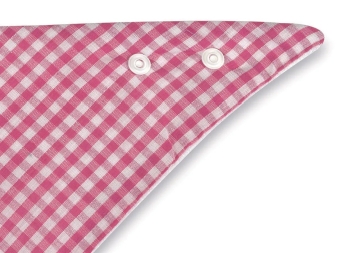 Babero Bandana rosa Ajustable para bebés