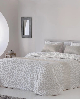 Edredón Nórdico Jacquard Atenas Elegance JVR beige