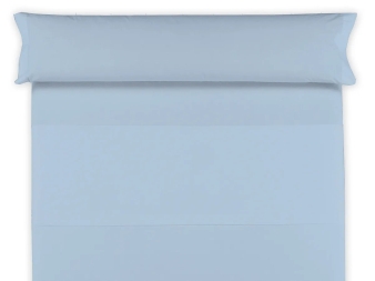 Funda de Almohada Lisa Suelta C02 azul