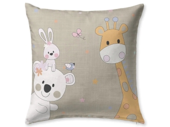 Funda de Cojín Infantil Bunny 2 de Tejidos JVR 60x60 cm