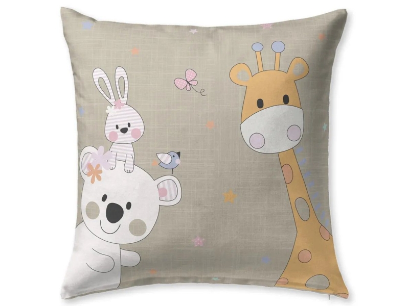 Funda de Cojín Infantil Bunny 2 de Tejidos JVR 60x60 cm