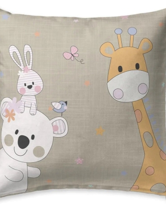 Funda de Cojín Infantil Bunny 2 de Tejidos JVR 60x60 cm