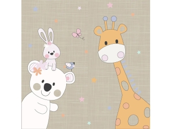Diseño Estampado del Cojín Infantil Bunny 2