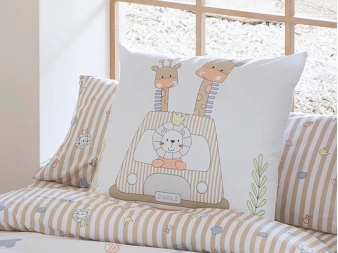 Funda de Cojín para niñas y niños Joyful